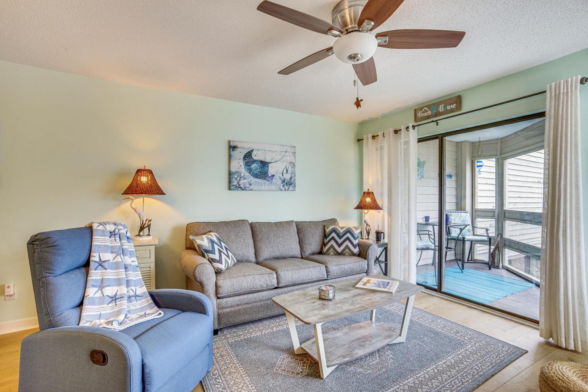 Ocean-View Saint Helena Island Condo - Pool Access Oceanmarsh Subdivision 外观 照片